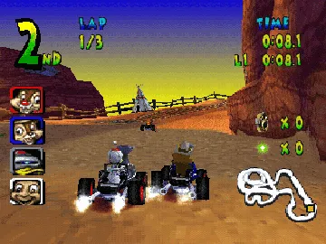 Walt Disney World Quest - Magical Racing Tour (US) screen shot game playing